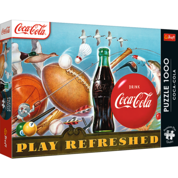 TREFL Premium Plus Пазл Coca-Cola: Play Refreshed, 1000 шт. (12101T)