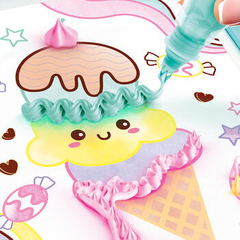 ART LAB Набор для творчеста Fluffy Paint Studio (ART017)