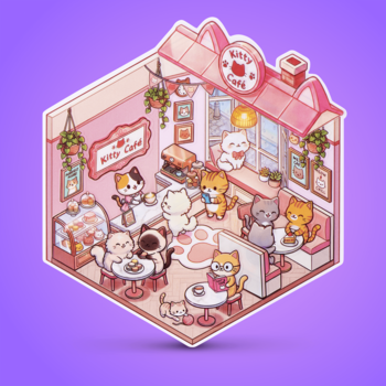 STICKER THERAPY Kawaii Kitties uzlīmju komplekts, 80 gab. (18001Z)