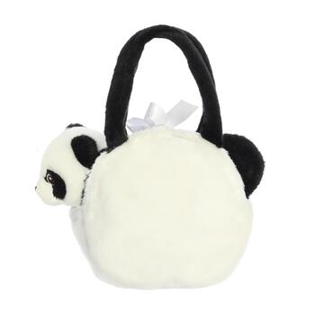 AURORA Fancy Pals plīša rotaļlieta Panda somiņā, 20 cm (220897C)