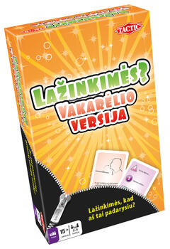 TACTIC Galda spēle Saderēsim, Party ceļojuma versija (Lietuviešu val.) (54056)