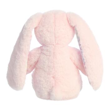 AURORA Rainbow Gingham Bunnies Plīša rozā trusis, 18 cm (201030D)