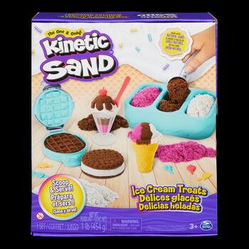 KINETIC SAND Игровой набор Мороженое (без запаха) (6068200)