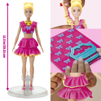 PLAY-DOH BARBIE игровой набор Барби Оборки и бантики (G1361)