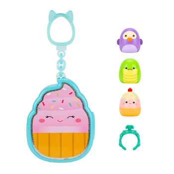 SQUISHMALLOWS CLIP-A-LONGS брелок-сюрприз с фигурками, 2,5 cm (SQAL0081)