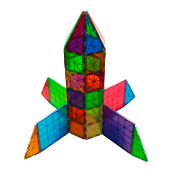 MAGNA-TILES Набор магнитного конструктора Цвета, 100 деталей (4300MT)