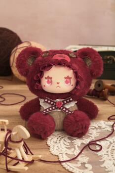 LUCKY EMMA Lovely Emma Plīša atslēgu piekariņš, slēgtā iepakojumā - Bear Alliance Series (82420LE)