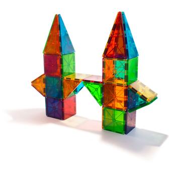 MAGNA-TILES Набор магнитного конструктора Цвета, 100 деталей (4300MT)