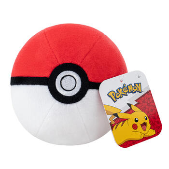POKEMON plīša rotaļlieta Poké Ball, 12 cm (PKW3554)