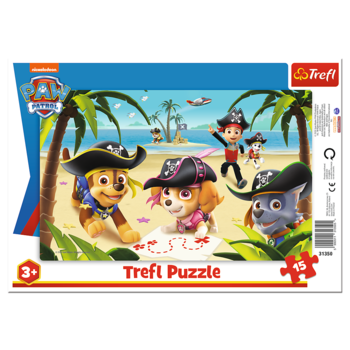 TREFL PAW PATROL Пазл в рамке Щенячий патруль, 15 шт. (31350T)