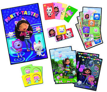TREFL GABBY´S DOLLHOUSE 8in1 Mix&Play набор настольных игр Кукольный домик Габби (02747T)