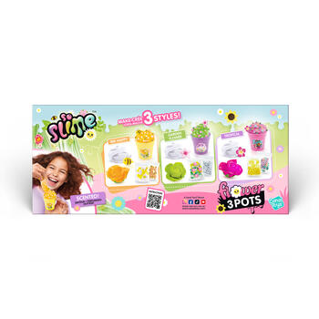 SO SLIME Slime gatavošanas komplekts Puķu pods, 3 gab. (SSC418)