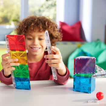 MAGNA-TILES магнитный конструктор Рельсовое ралли, 33 деталей (251033MT)