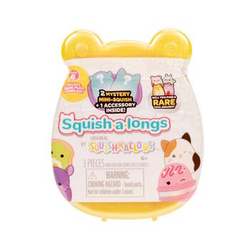 SQUISHMALLOWS SQUISH-A-LONGS Figūriņas slēgtā iepakojumā, 2 gab. 2,5 cm (SQAL0242)