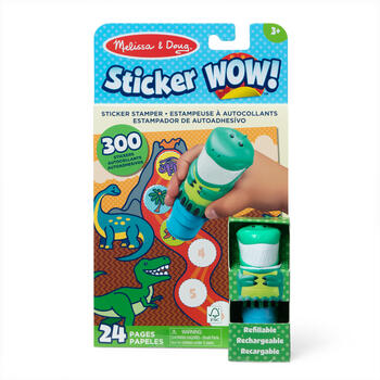 MELISSA & DOUG Sticker WOW! Aktivitāšu komplekts - Dinozaurs (32012)