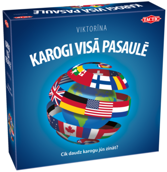 TACTIC galda spēle - KAROGI VISĀ PASAULĒ (latviešu valodā) (60999T)