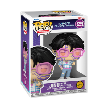 FUNKO POP! Vinyl: Фигурка: KPOP Demon Hunters - Jinu (w/ Chase) (94691F)