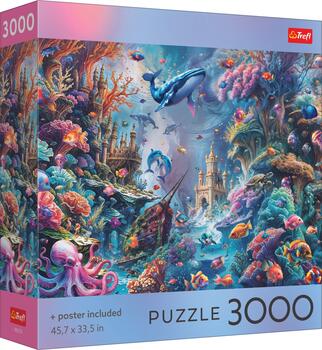 TREFL Пазл с постером Подводная жизнь, 3000 шт. (99270T)