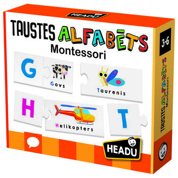 HEADU Montessori Taustes alfabēts (latviešu val.) (LV53016)