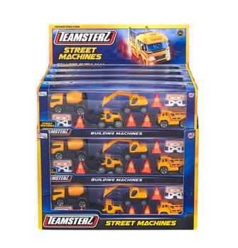 TEAMSTERZ Игровой комплект с металлическим моделями строительной техники (1373623.00)
