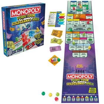 MONOPOLY Galda spēle Knockout (igauņu un latviešu valodā) (F8995EL)