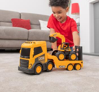 JCB Kravas automašīnas komplekts ar ekskavatoru, 36 cm (1417586T)