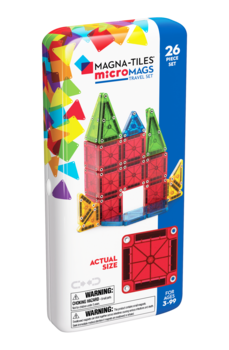 MAGNA-TILES Micromags ceļojumu komplekts, 26 gab. (244026)