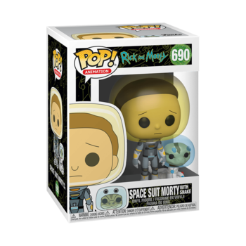 FUNKO POP! Vinyl: Фигурка: Rick & Morty - Morty (w/ snake) (45435F)