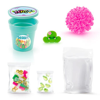 SO SLIME Комплект для изготовления слайма Цветочный горшок (SSC417)