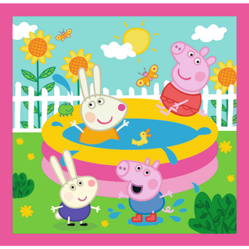 TREFL PEPPA PIG Комплект пазлов 3в1 Свинка Пеппа (34873T)