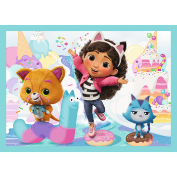 TREFL GABBY´S DOLLHOUSE Комплект пазлов 4 в1 (34670T)