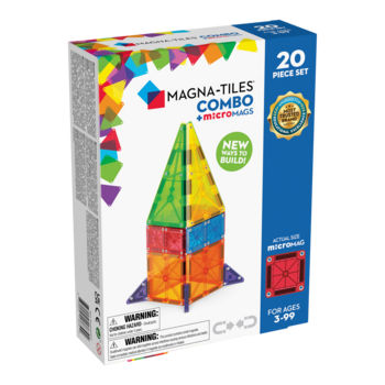 MAGNA-TILES Набор Микромагс Комбо, 20 деталей (244020)