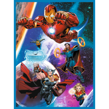 TREFL AVENGERS Puzles komplekts 30 gab + 48 gab + 24 memo (93333T)