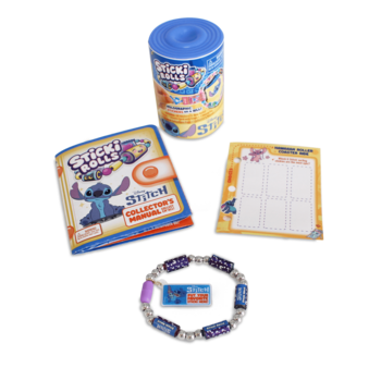 STICKI ROLLS STITCH Rokassprādze ar aksesuāriem un uzlīmēm (SR160)