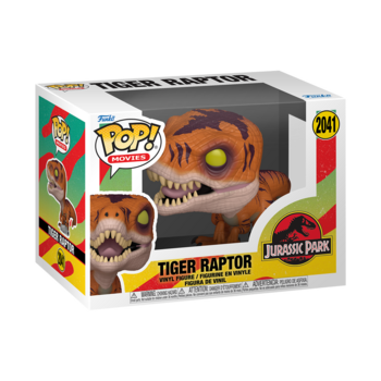 FUNKO POP! Коллекционная фигурка - JURASSIC PARK S3: Tiger Raptor (90391F)