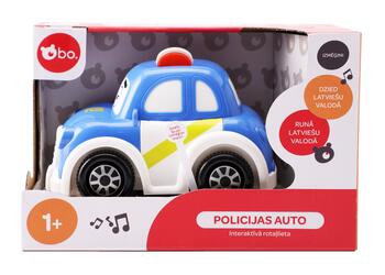 bo. Interaktīvā rotaļlieta Policijas Auto (Latviešu val.) (8018LV)