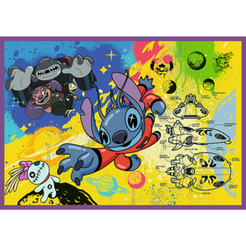 TREFL DISNEY STITCH Комплект пазлов, 4x250 шт. (13311T)