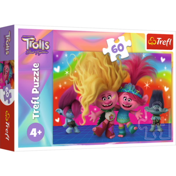 TREFL TROLLS Пазл Тролли 3, 60 шт. (17386T)