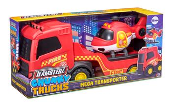 TEAMSTERZ Ugunsdzēsēju transportieris ar helikopteru, 35 cm (1425008)