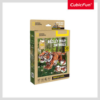 CUBICFUN NATIONAL GEOGRAPHIC 3D пазл «Сибирский тигр» (DS1179H)