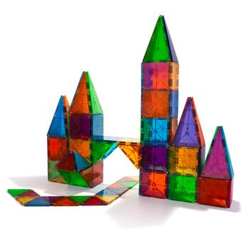 MAGNA-TILES Набор магнитного конструктора Цвета, 100 деталей (4300MT)