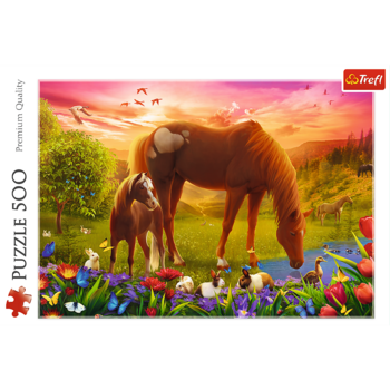 TREFL Пазл Лошади, 500 шт. (37451T)