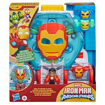AVENGERS IRON MAN AND HIS AWESOME FRIENDS Игровой набор Зал Брони (G1261)