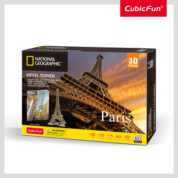 CUBICFUN 3D пазл NatGeo Эйфелева башня (DS0998H)