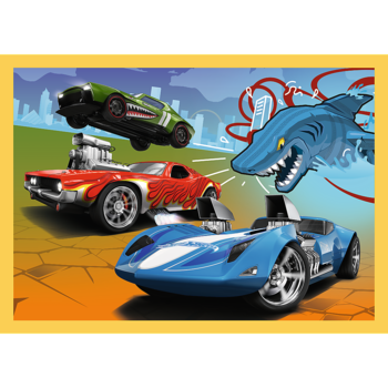 TREFL HOT WHEELS Комплект пазлов 4в1 (34627T)