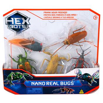 HEX BOTS интерактивная игрушка Nano Real Bugs 5шт (6071530)