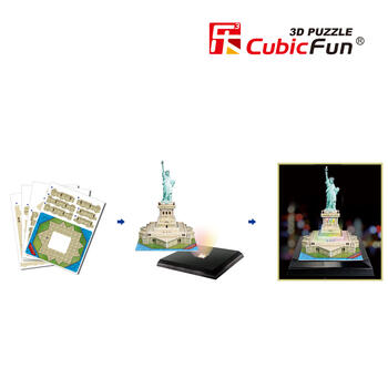 CUBICFUN 3D пазл Статуя Свободы c LED (L505H)