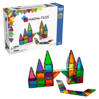 MAGNA-TILES Набор магнитного конструктора Цвета, 100 деталей (4300MT)