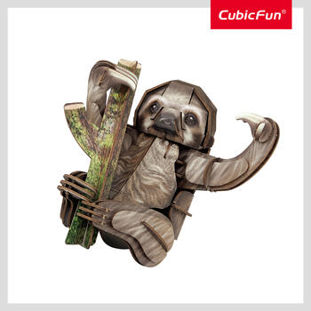CUBICFUN NATIONAL GEOGRAPHIC 3D пазл «Трёхпалый ленивец» (DS1175H)