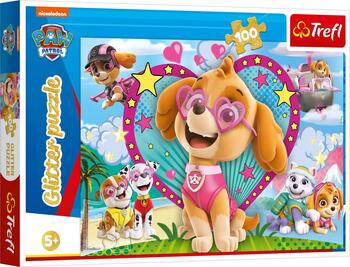 TREFL PAW PATROL Пазл с блестками Paw Patrol, 100 шт. (14818T)